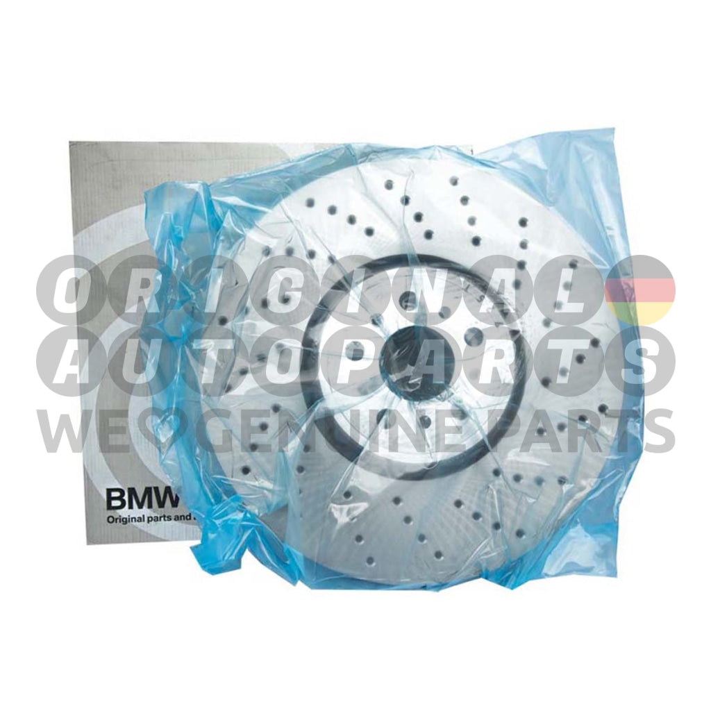 Original BMW Bremsscheibe gelocht vorne rechts 395x36mm 34117991102 M5 F90