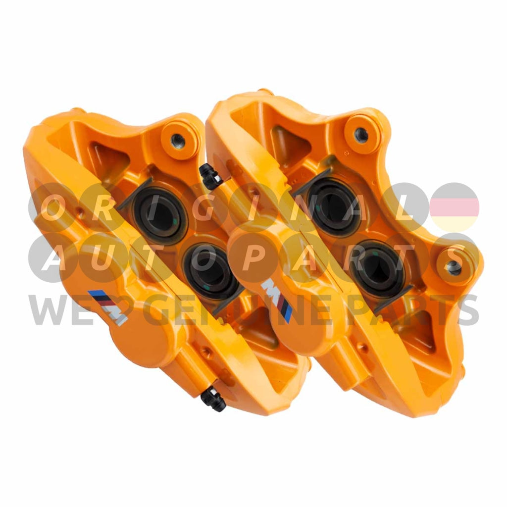 Original BMW M Performance Bremssättel vorn 4-Kolben orange 34106875655 34106875656