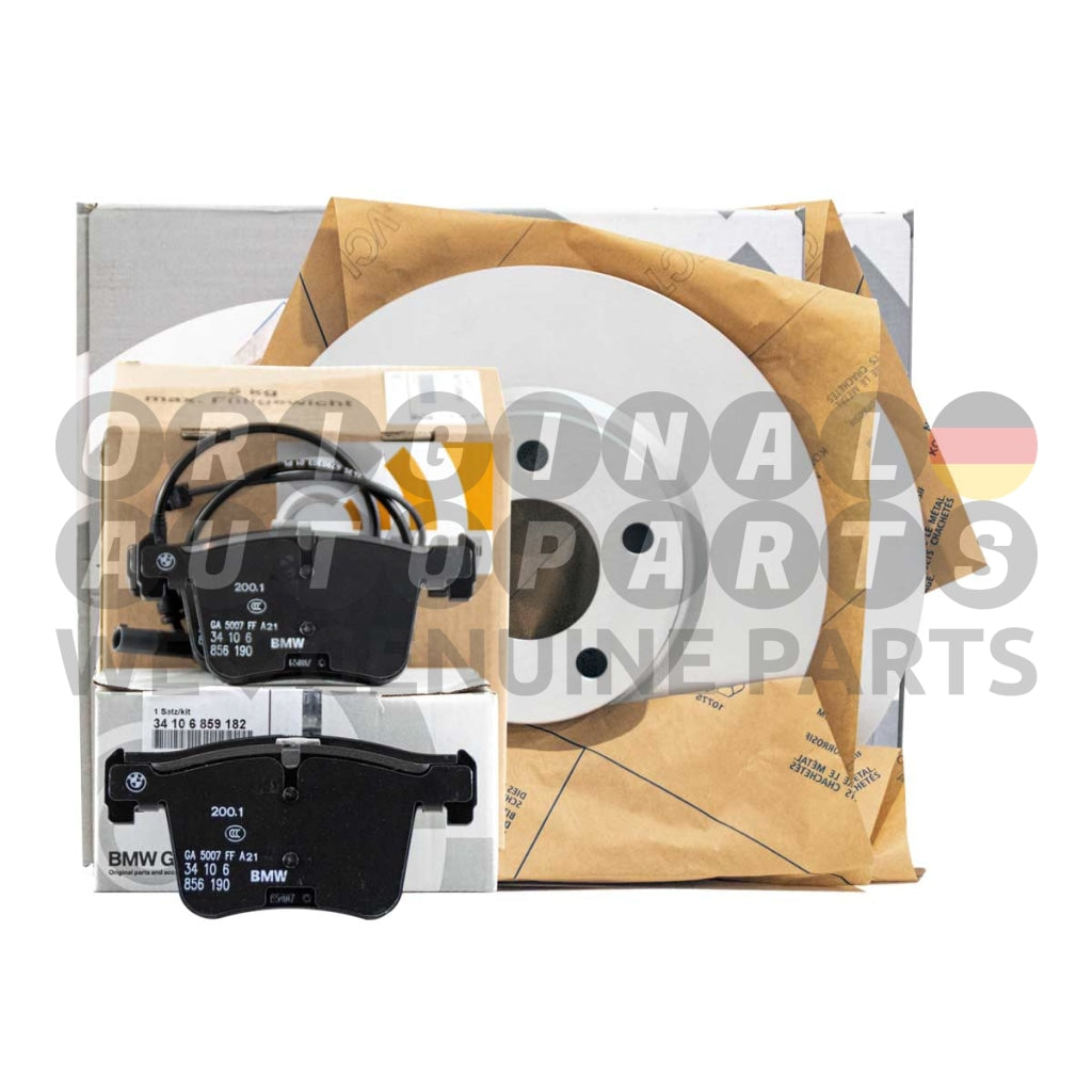 Original BMW Bremsscheiben + Beläge + Sensor vorne X3 F25 X4 F26 328x28mm 34106879122 34106859182 34356790303