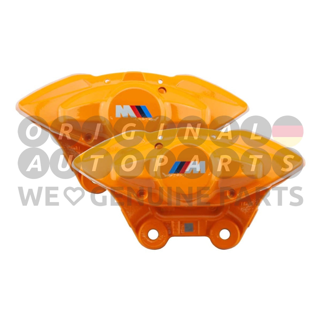 Original BMW M Performance Bremssattel Satz hinten 2-Kolben orange 34206855485 34206855486